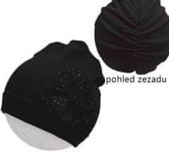 ROCKINO Dívčí čepice vzor 5117 - černá, 50 velikost