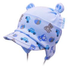 ROCKINO Dětská čepice vzor 5015 - modrá, velikost 36