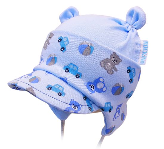 ROCKINO Dětská čepice jaro/podzim vzor 5015 - modrá