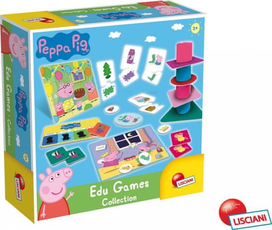 Lisciani  Peppa Pig kolekce vzdělávacích her