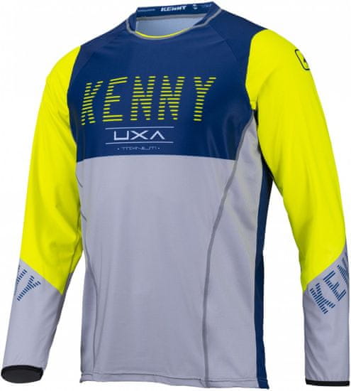 Kenny dres TITANIUM 22 navy/neon žluto-modro-šedý