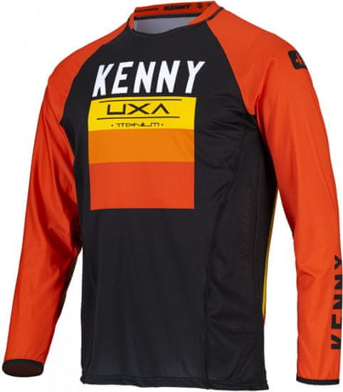 Kenny dres TITANIUM 22 černo-žluto-oranžovo-bílý