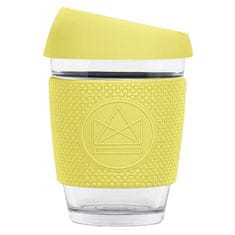 Neon Kactus , Skleněný hrnek na kávu, M, 340 ml | žlutý