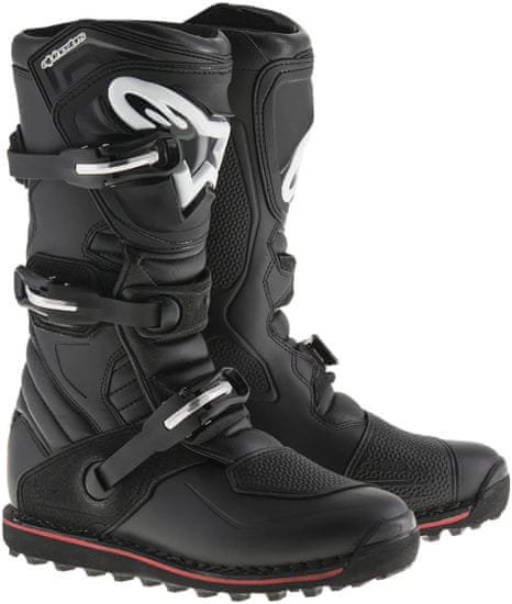 Alpinestars boty TECH-T černo-bílo-červené