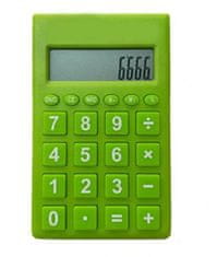INTEREST Kapesní tenká ekonomická kalkulačka. Barva zelená.
