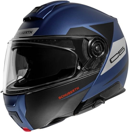 Schuberth Helmets přilba C5 Eclipse černo-modro-červeno-šedá