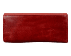 Dailyclothing Dámská kožená peněženka Loranzo - červená 751