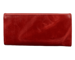 Dailyclothing Dámská kožená peněženka Loranzo - červená 741