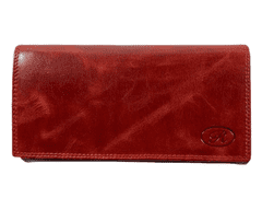 Dailyclothing Dámská kožená peněženka Loranzo - červená 732