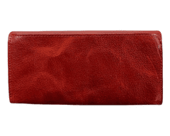 Dailyclothing Dámská kožená peněženka Loranzo - červená 735