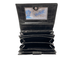 Dailyclothing Dámská kožená peněženka Loranzo - černá 744