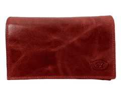Dailyclothing Dámská kožená peněženka Loranzo - červená 744