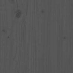 shumee Lavice šedá 112,5 x 51,5 x 96,5 cm masivní borovice