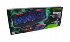 Esperanza Set myš + klávesnice pro hráče Shelter EGK3000 černá