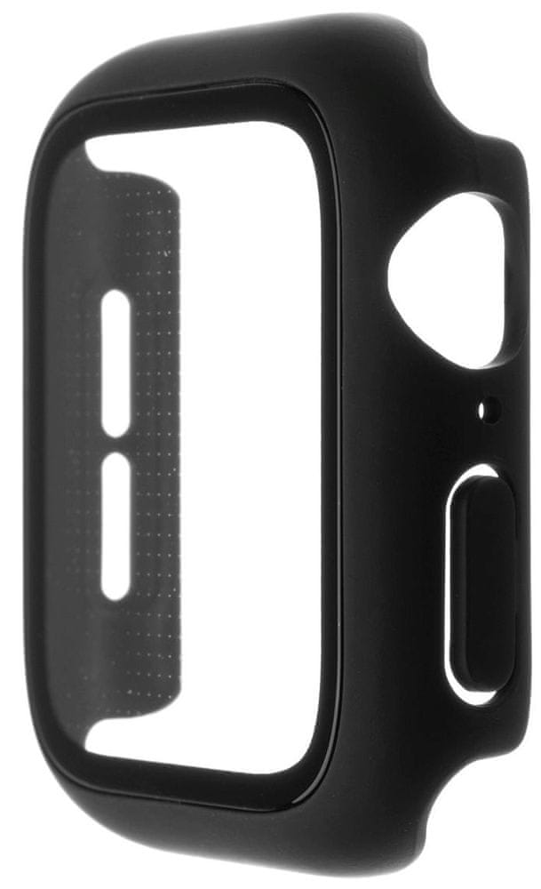 FIXED Ochranné pouzdro Pure+ s temperovaným sklem pro Apple Watch 41mm FIXPUW+-817-BK, černé