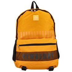 Newberry Stylový studentský látkový batoh Darko, žlutá