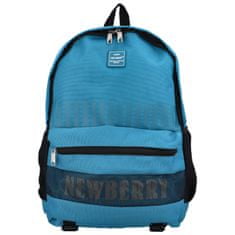 Newberry Stylový studentský látkový batoh Darko, modrá