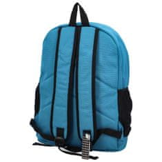 Newberry Stylový studentský látkový batoh Darko, modrá
