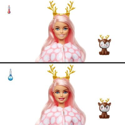 Mattel Barbie Cutie Reveal Zima panenka série 3