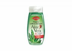 Bione Cosmetics Vlasový a tělový šampon ALOE VERA 260 ml