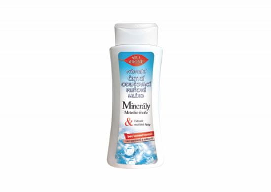 Bione Cosmetics Vyživující čistící odličovací pleťové mléko MINERÁLY MRTVÉHO MOŘE 255 ml