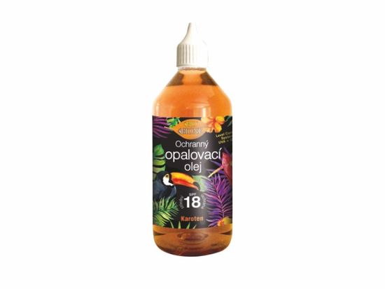 Bione Cosmetics Ochranný opalovací olej SPF 18, 115 ml
