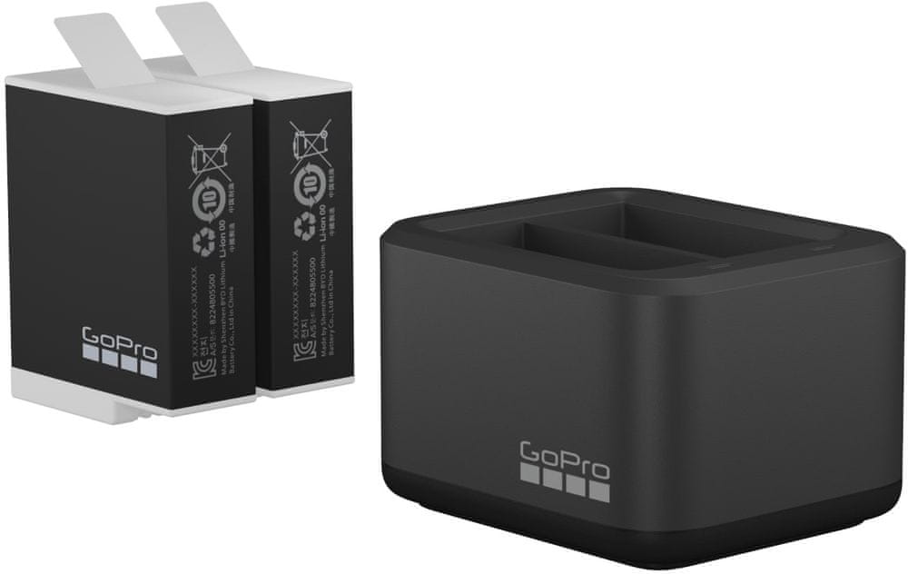 Levně GoPro Dual Battery Charger + Enduro Batteries (ADDBD-211-EU)