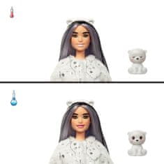 Mattel Barbie Cutie Reveal Zima panenka série 3 - Lední medvěd HJM12