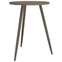 Vidaxl Bistro stolek šedý Ø 60 x 76 cm MDF a železo