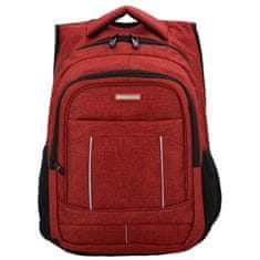 Newberry Univerzální studentský látkový batoh Kuko, červená