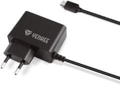 Yenkee síťová nabíječka YAC 2017BK, micro USB, 2A, černá