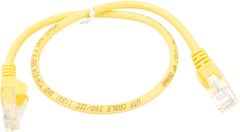 PremiumCord UTP kabel rovný kat.6 (PC-HUB) - 5m, žlutá