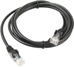OEM UTP kabel rovný kat.6 (PC-HUB) - 3m, černá