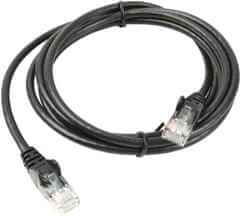 OEM UTP kabel rovný kat.6 (PC-HUB) - 1m, černá