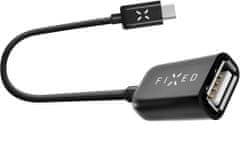 FIXED USB Type-C OTG adaptér, USB 2.0, černý