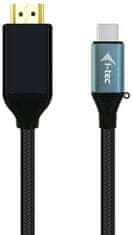 USB-C na HDMI kabel 4k / 60Hz, 1,5m, černá