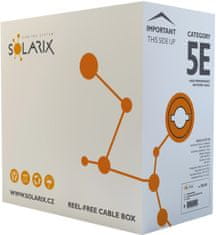 Solarix instalační kabel CAT5E FTP PE F venkovní 305m/box SXKD-5E-FTP-PE