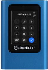 Kingston IronKey Vault Privacy 80 - 960GB, modrá (IKVP80ES/960G)