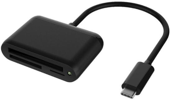 Hyper PremiumCord adaptér USB3.1 Typ-C - Čtečka karet CFAST2.0+SD3.0+Micro SD 3.0