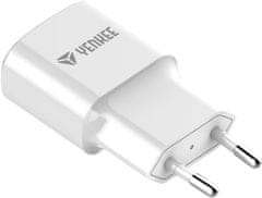 Yenkee YAC 2023WH USB nabíječka QC3.0, bílá
