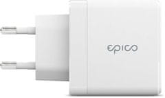 EPICO síťová nabíječka GaN, 65W, bílá