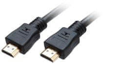 Akasa kabel HDMI - HDMI, M/M, pozlacené konektory, 8K@60Hz, 1m, černá