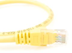 OEM UTP kabel rovný kat.6 (PC-HUB) - 2m, žlutá