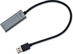 USB 3.0 Metal Gigabit Ethernet Adapter 1x USB 3.0 na RJ-45 LED