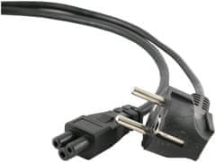C-Tech kabel síťový 1,8m VDE 220/230V napájecí notebook 3 pin Schuko
