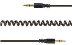 Gembird kabel CABLEXPERT propojovací jack 3,5mm, M/M, kroucený, 1.8m, černá