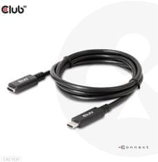 Club 3D prodlužovací kabel USB-C, 5Gbps, 60W(20V/3A), 4K@60Hz (M/F), 1m