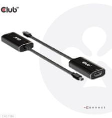 Club 3D aktivní adaptér mini DisplayPort 1.4 na HDMI 4K@120Hz s DSC1.2, černá