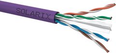 Solarix instalační kabel CAT6 UTP LSOH Dca s2 d2 a1 100m/box