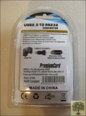 PremiumCord převodník USB2.0 na RS232, krátký